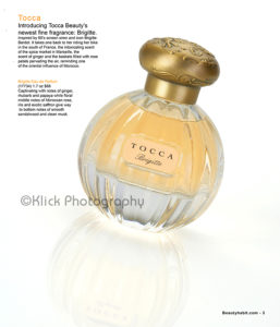 Tocca perfume ad © Klick Photography